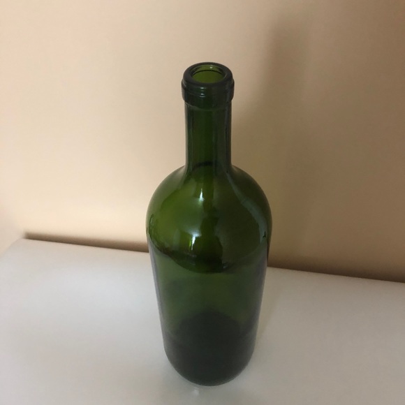 Green Translucent Empty Wine Bottle Room Decor - Picture 2 of 3